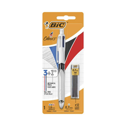 Bic 4 Colour 3+1 Mechanical Pencil - 1 Each
