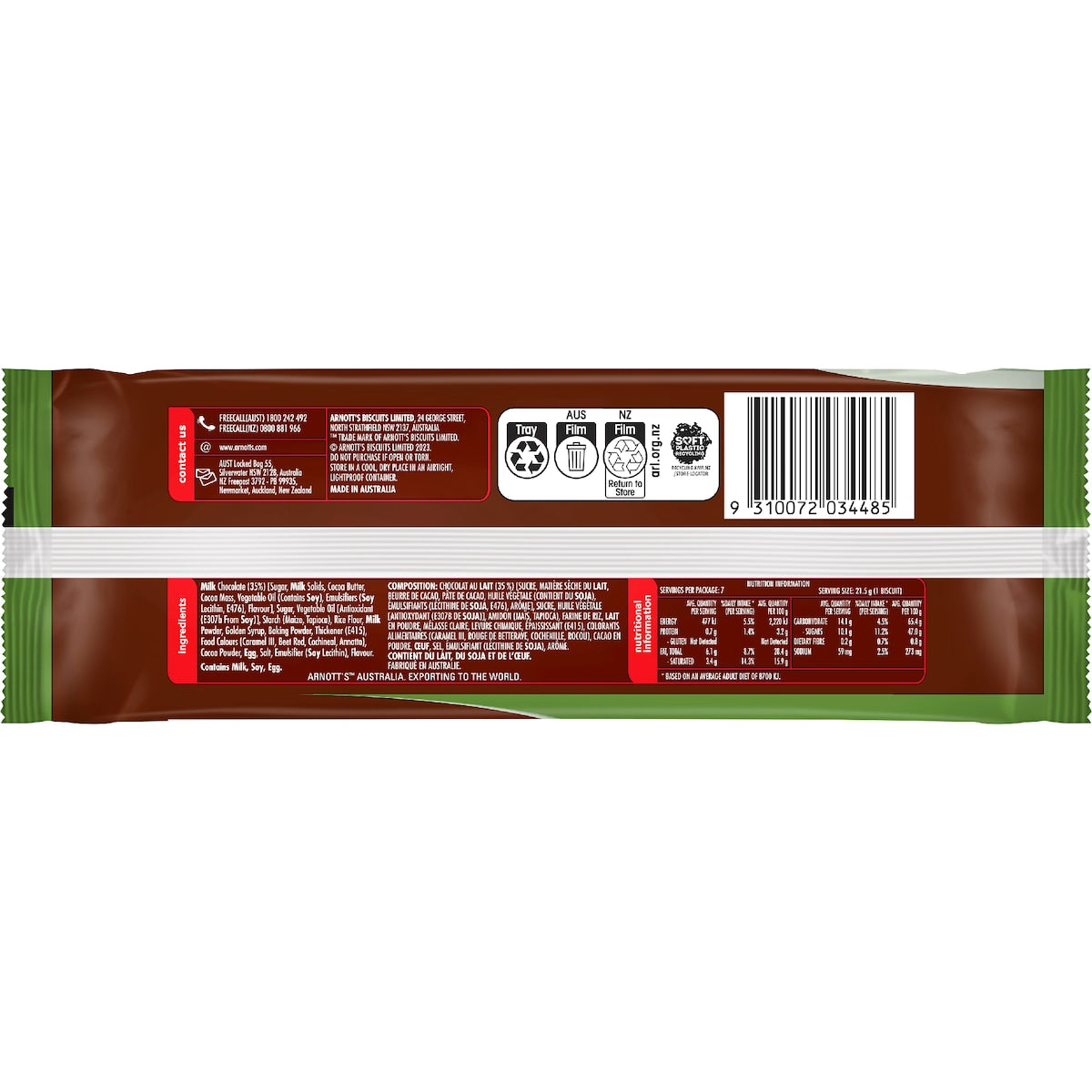 Arnotts Gluten Free Tim Tam Biscuits 150g