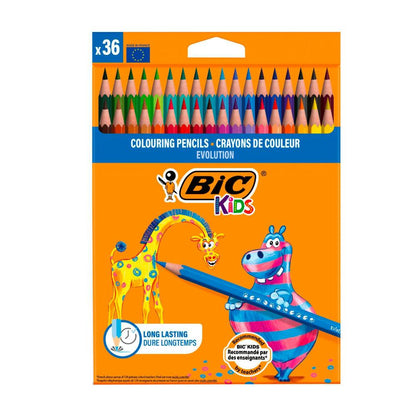 Bic Kids Evolution Colouring Pencils - 36 Pack