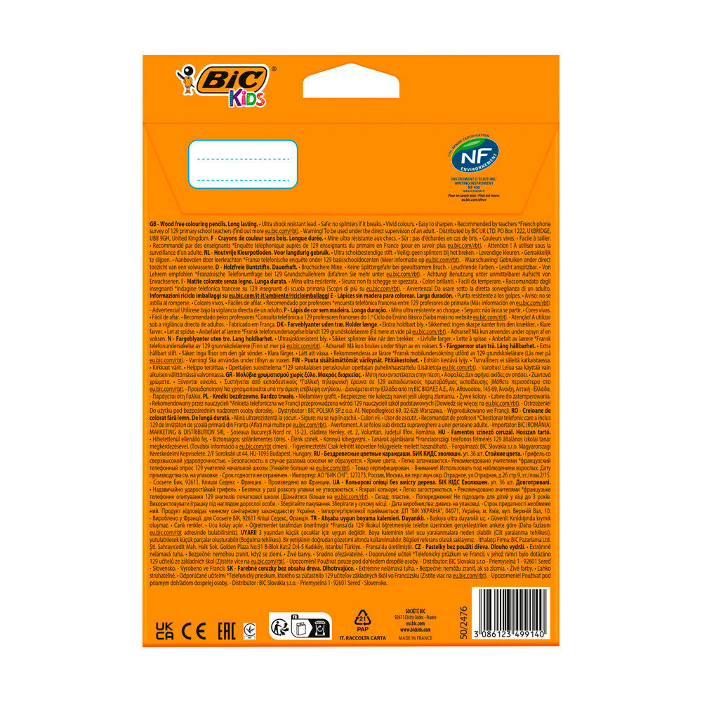 Bic Kids Evolution Colouring Pencils - 36 Pack