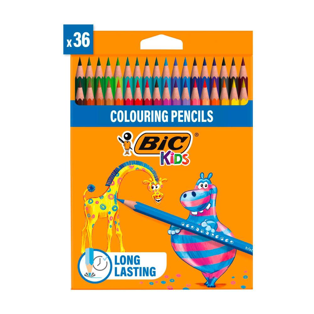 Bic Kids Evolution Colouring Pencils - 36 Pack