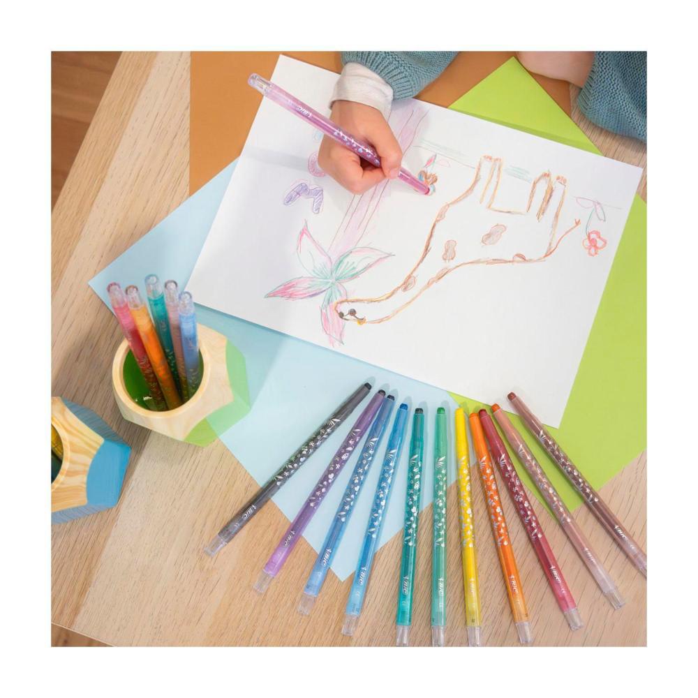 Bic Kids Turn & Colour Crayons12 - Pack