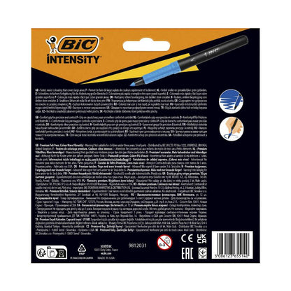 Bic Intensity Colouring Felt Pens - 12 Pack