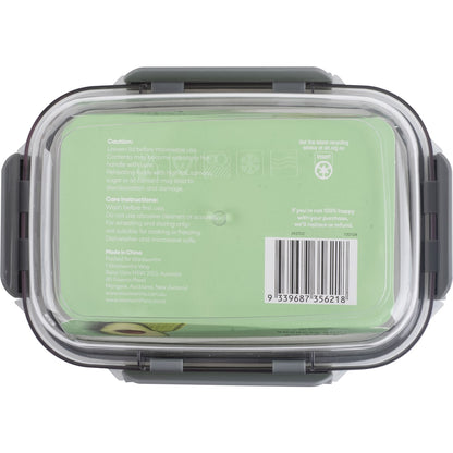 Mint Clip Lock Food Storage Container 880ml Each