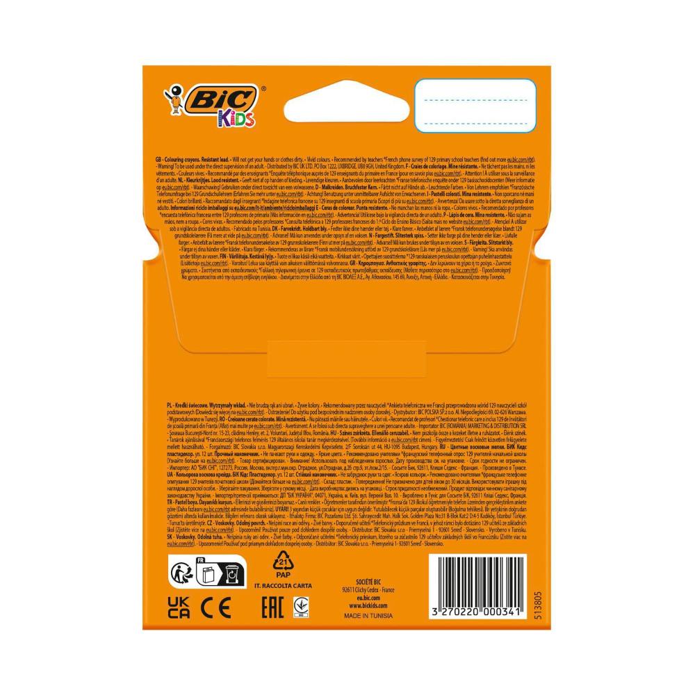 Bic Kids Plastidecor Crayons - 12 Pack