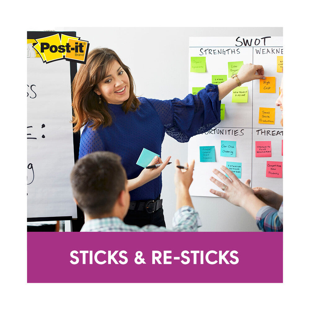 Post-it Super Sticky Notes Miami - 3 Pack
