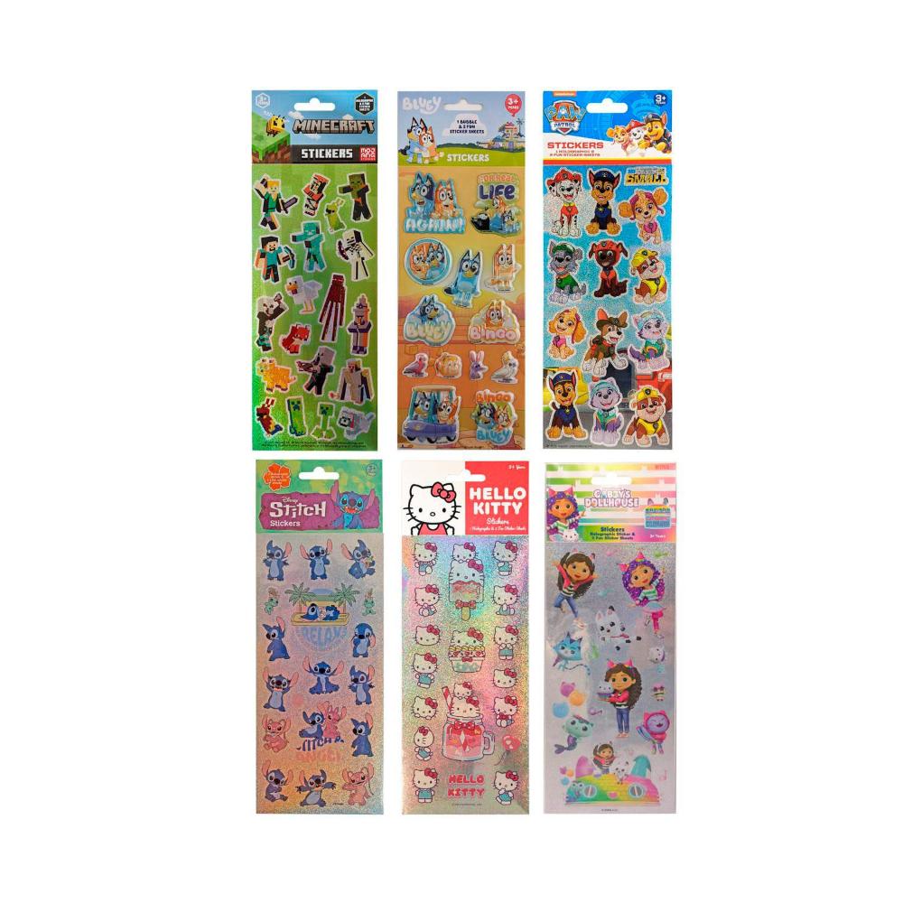 Licensed Stickers3 pack -