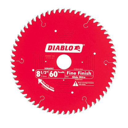 Diablo Fine Finish Circular Saw Blade - 216mm - 60T