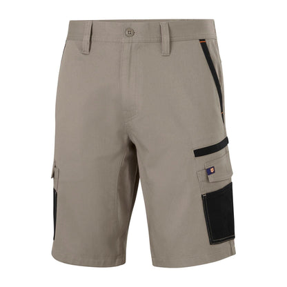 Citeco Khaki Mid Shorts Cotton Stretch Cargo - Size 102r