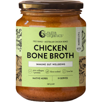 Nutra Naturals Chicken Bone Broth Native Herbs 190g