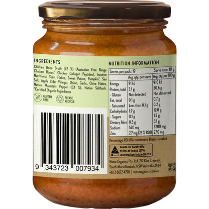 Nutra Naturals Chicken Bone Broth Native Herbs 190g