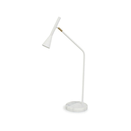 Home Design White Svelte Desk Lamp - 365 x 645mm