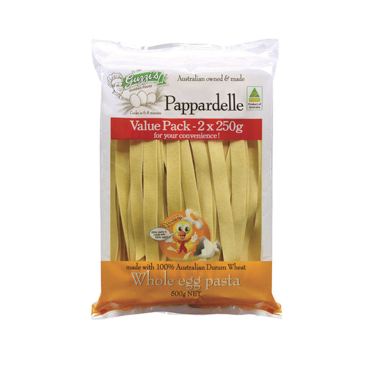 Guzzi's Golden Pappardelle Pasta 2x250g