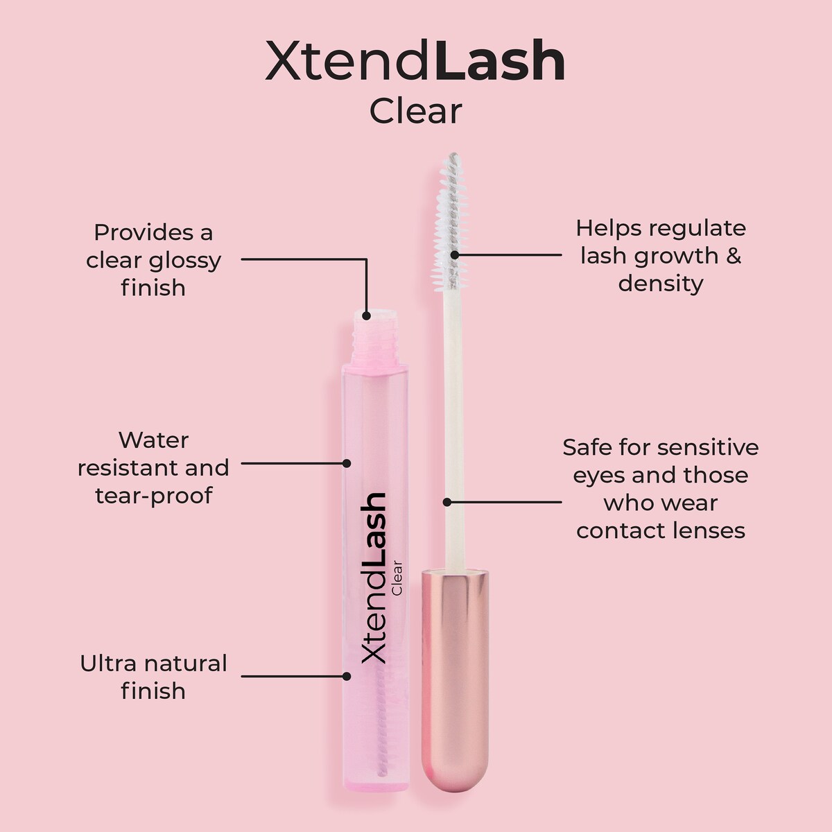 MCoBeauty Xtend Lash Clear Mascara 8ml