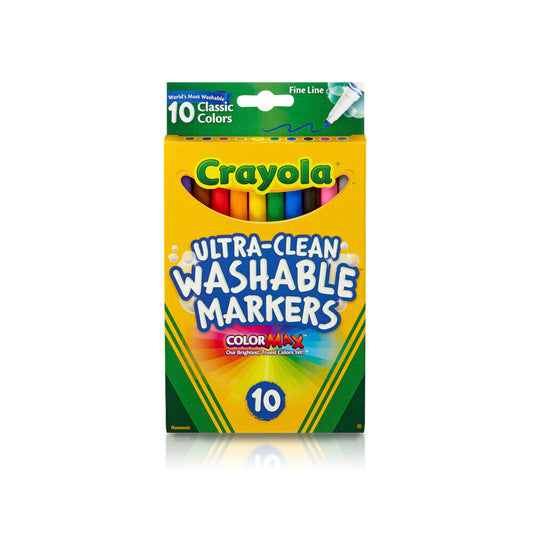 Crayola Ultra ean Fineline Markers - 10 Pack