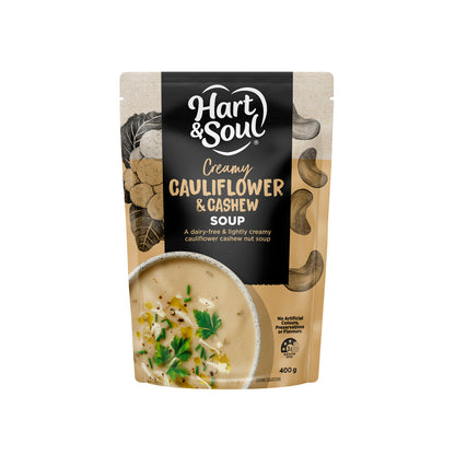 Hart & Soul Cauliflower & Cashew Soup Pouch - 400g