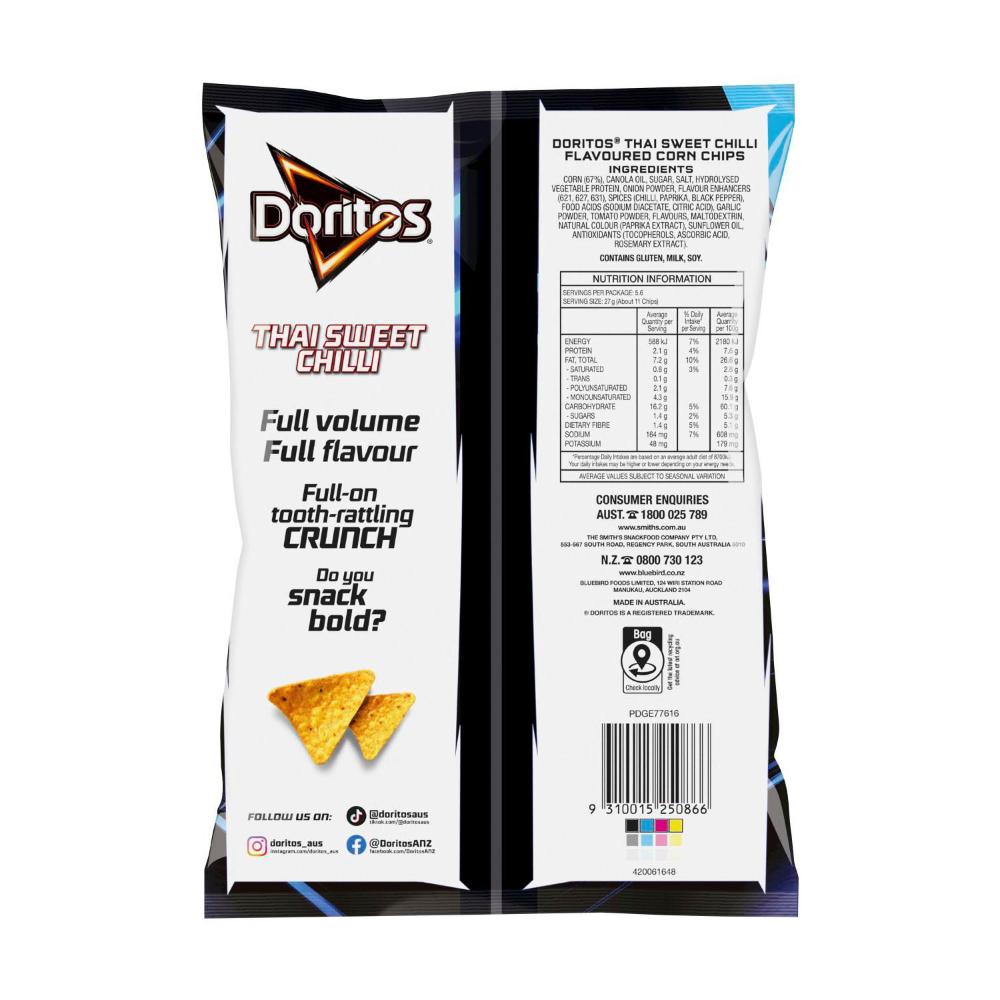 Doritos Corn Chips Share Pack Thai Sweet Chilli - 150g
