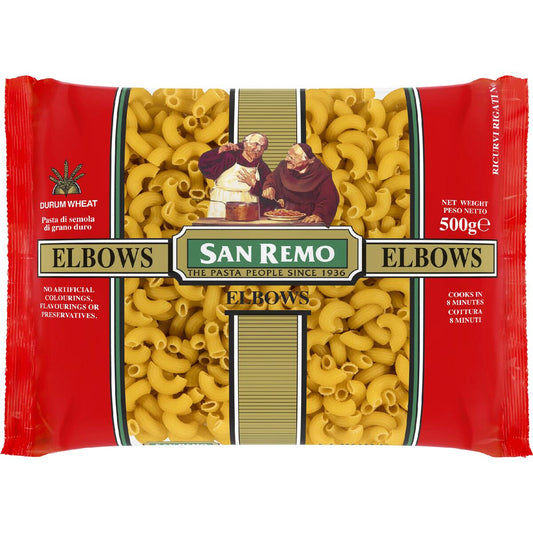 San Remo Elbows Pasta No 35 500g