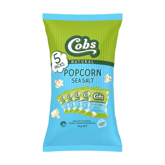 Cobs Popcorn Sea Salt 5 Pack - 65g