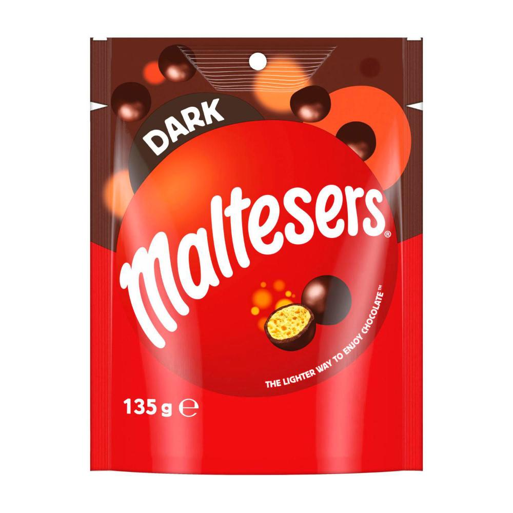Maltesers Dark Chocolate Snack & Share Bag - 135g