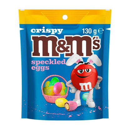 M&Ms Crispy Chocolate Speckled Easter Egg Bag - 130g