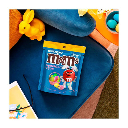 M&Ms Crispy Chocolate Speckled Easter Egg Bag - 130g