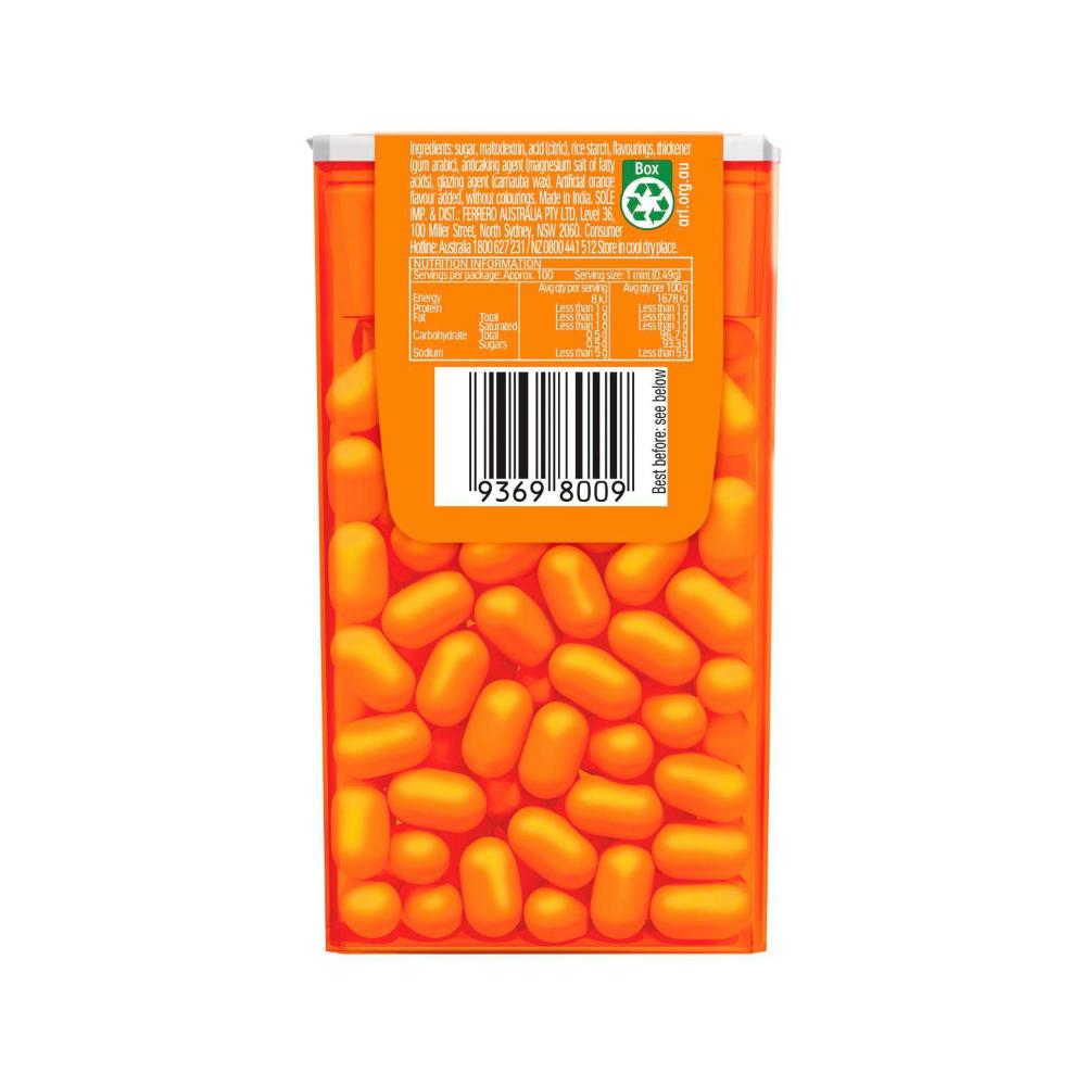 Tic Tac Orange Mints - 49g