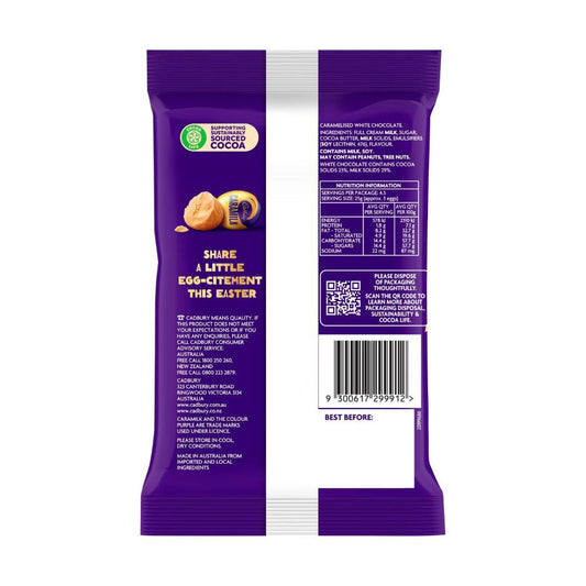 Cadbury Caramilk Easter Chocolate Eggs Bag - 113g