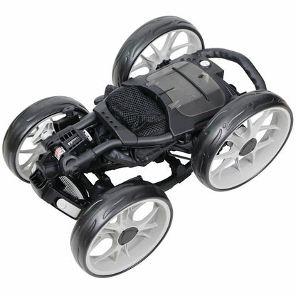 Incontro Sports Caddycruiser One 4 Wheel Golf Push Cart One-Click Folding Dark Grey Aluminium