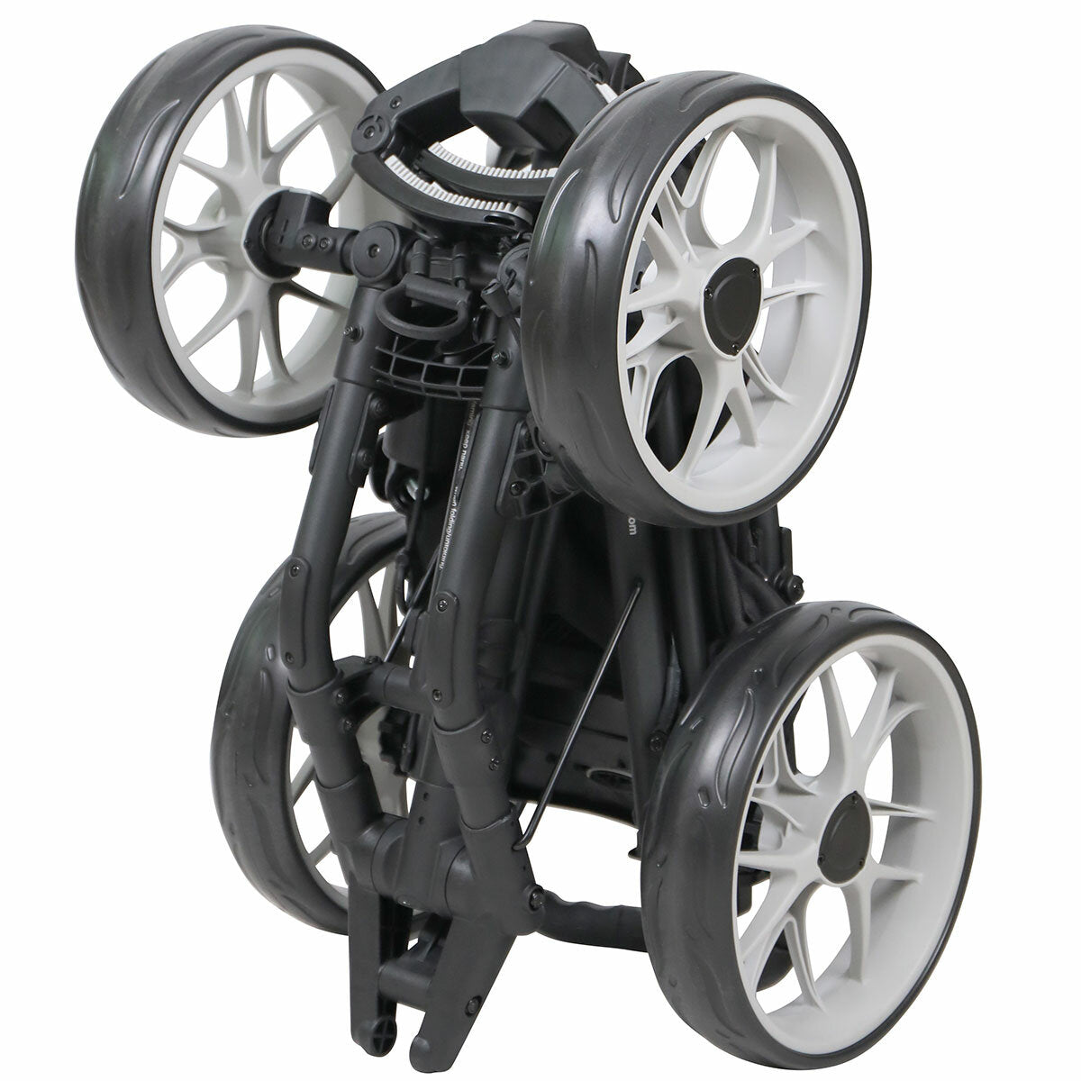 Incontro Sports Caddycruiser One 4 Wheel Golf Push Cart One-Click Folding Dark Grey Aluminium