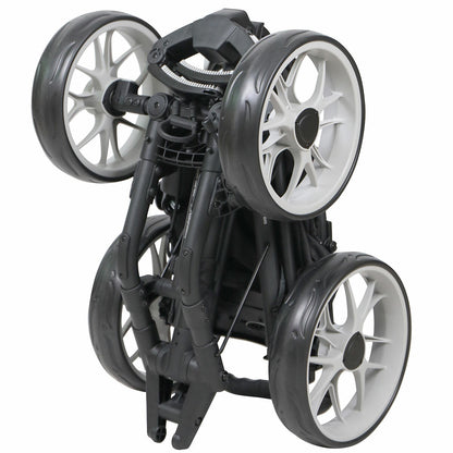 Incontro Sports Caddycruiser One 4 Wheel Golf Push Cart One-Click Folding Dark Grey Aluminium