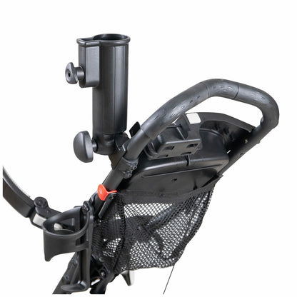 Incontro Sports Caddycruiser One 4 Wheel Golf Push Cart One-Click Folding Dark Grey Aluminium