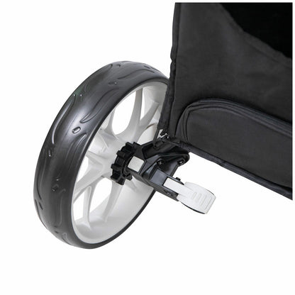 Incontro Sports Caddycruiser One 4 Wheel Golf Push Cart One-Click Folding Dark Grey Aluminium
