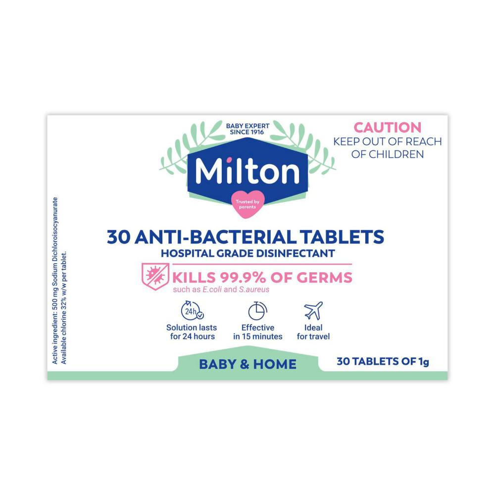 Milton Antibacterial Sterilizer Tablets - 30 pack