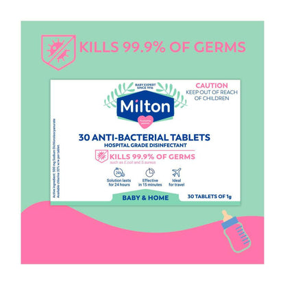 Milton Antibacterial Sterilizer Tablets - 30 pack