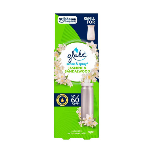 Glade Sense & Spray Automatic Air Freshener Refill Bali Sandalwood & Jasmine - 12g