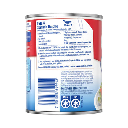 Nestle Carnation Full Cream Evaporated Milk - 340mL