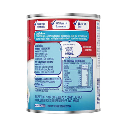 Nestle Carnation Light & Creamy Evaporated Milk - 340mL
