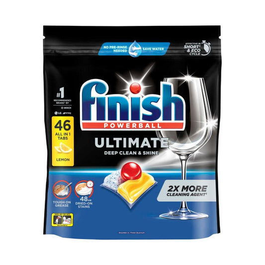 Finish Ultimate Dishwasher Tablets Lemon - 46 Pack