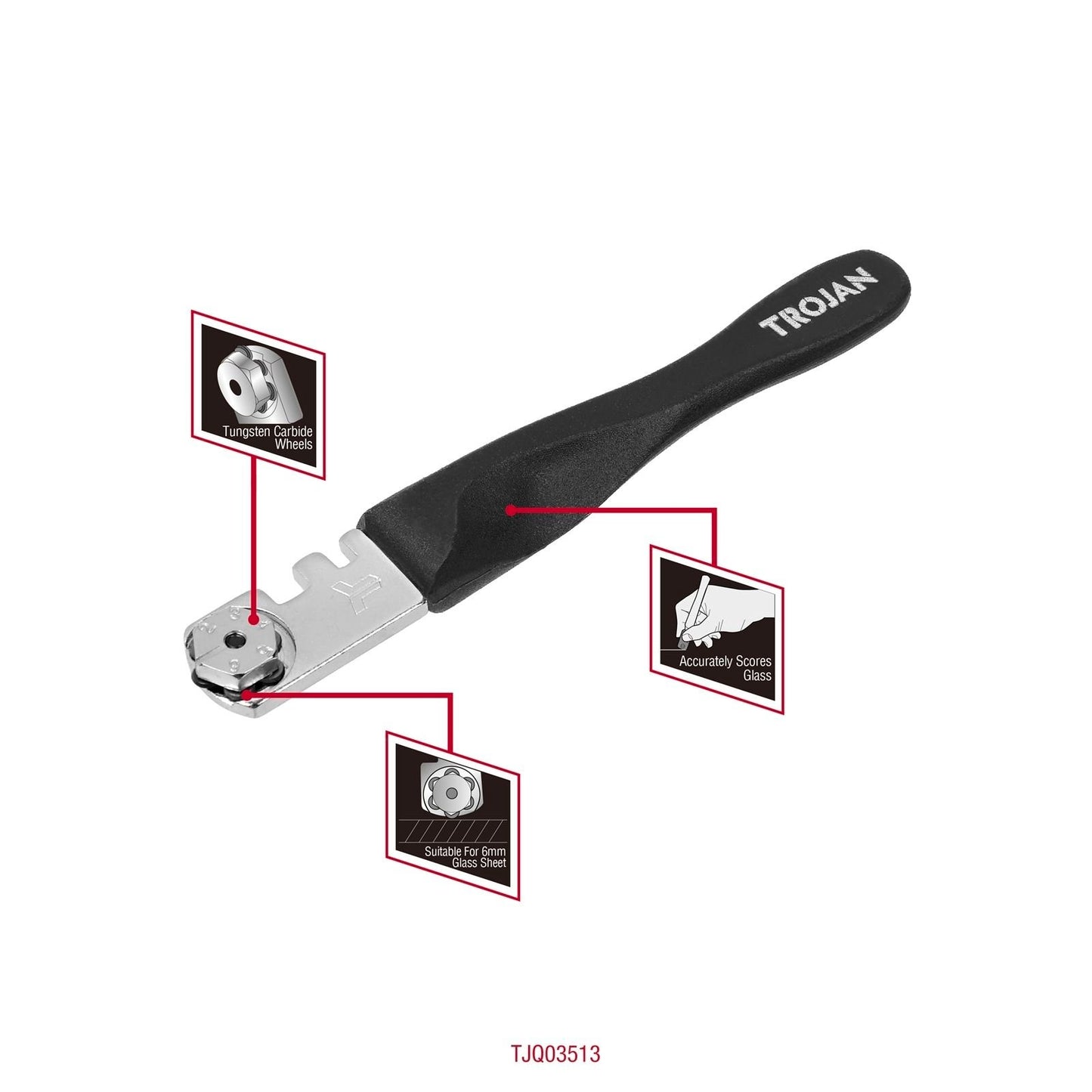 Trojan Glass Cutter - 6mm
