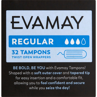Evamay Regular Tampons 32 Pack