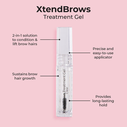 MCoBeauty Xtend Brows Treatment Gel Clear 4g
