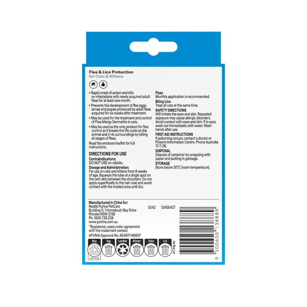 Purina Total Care Flea Control Plus Cat Treatment - 1 pack