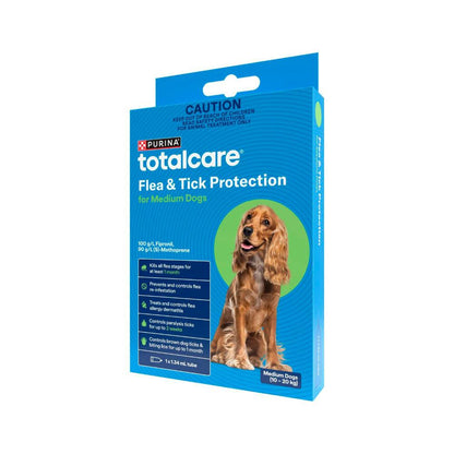 Purina Total Care Flea Tick Control Plus Medium Dog Treatment - 1 pack