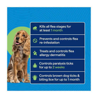Purina Total Care Flea Tick Control Plus Medium Dog Treatment - 1 pack