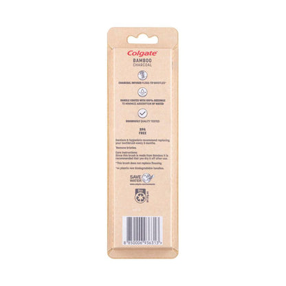 Colgate Bamboo Toothbrush Medium - 2 pack