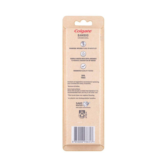 Colgate Bamboo Toothbrush Medium - 2 pack
