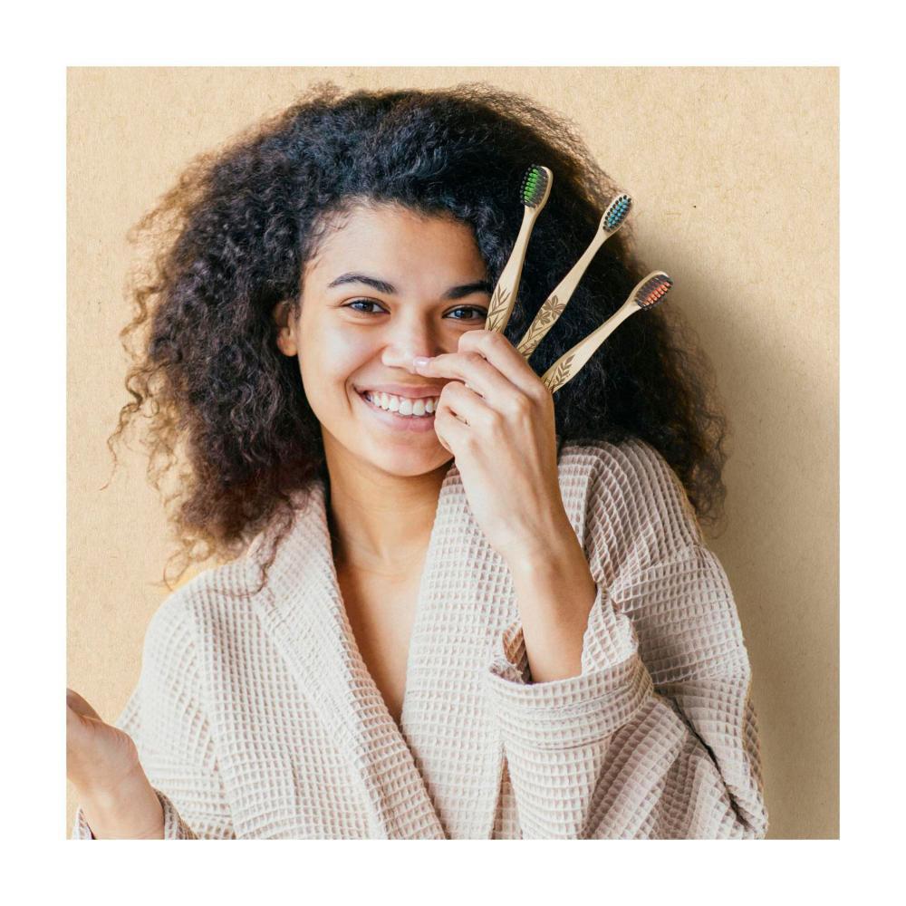 Colgate Bamboo Toothbrush Medium - 2 pack