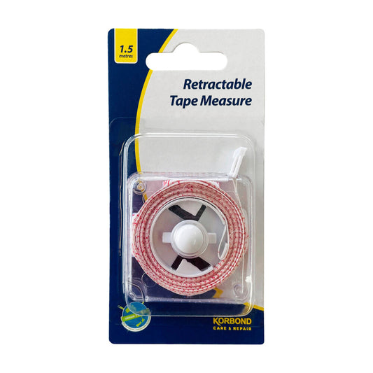 Korbond Retractable Tape Measure - 1 pack