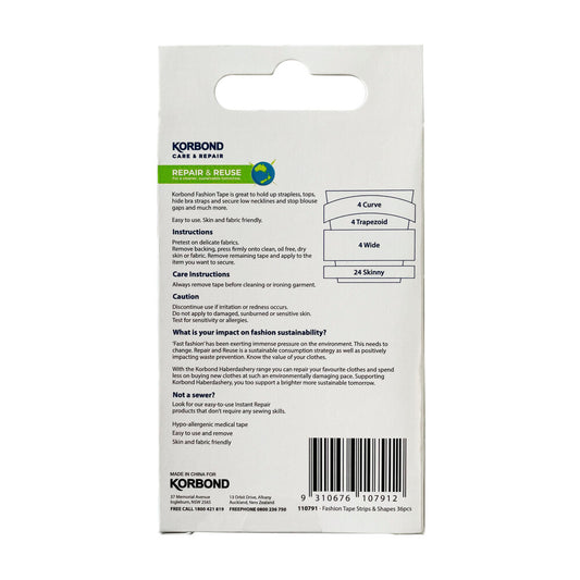 Korbond Fashion Tape - 1 pack